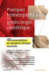 Book cover of Pratiques homéopathiques en gynécologie-obstétrique by Christelle Besnard-Charvet
