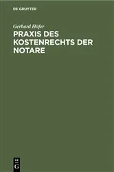 Book cover of Praxis des Kostenrechts der Notare by Unknown