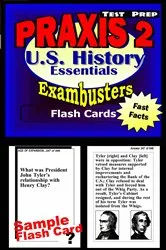 Book cover of PRAXIS II History/Social Studies Test Prep Review--Exambusters US History Flash Cards by PRAXIS II Exambusters