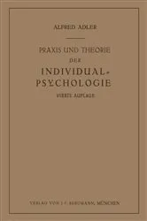 Book cover of Praxis und Theorie der Individual-Psychologie by Alfred Adler