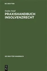 Book cover of Praxishandbuch Insolvenzrecht (5th ed.) by Stefan Smid