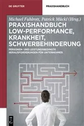 Book cover of Praxishandbuch Low-Performance, Krankheit, Schwerbehinderung by Unknown