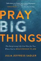Book cover of Pray Big Things by Julia Jeffress Sadler