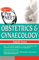 Book cover of Pre NEET Obstetrics and Gynaecology by Arora Sakshi