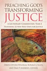 Book cover of Preaching God's Transforming Justice by Ronald J. Allen