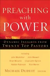 Book cover of Preaching with Power by Michael Duduit