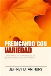 Book cover of Predicando con variedad by Jeffrey D. Arthurs