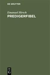 Book cover of Predigerfibel by Emanuel Hirsch