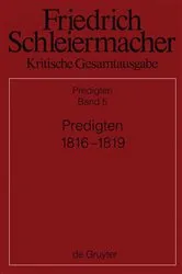 Book cover of Predigten 1816-1819 by Katja Kretschmar