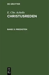 Book cover of Predigten (2nd ed.) by E. Chr. Achelis