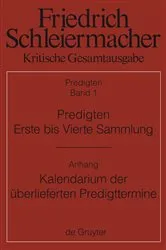 Book cover of Predigten. Erste bis Vierte Sammlung (1801-1820) mit den Varianten der Neuauflagen (1806-1826) by Günter Meckenstock