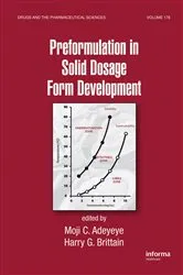 Book cover of Preformulation in Solid Dosage Form Development by Moji Christianah Adeyeye
