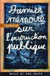 Book cover of Premier mémoire sur l'instruction publique by Jean-Antoine Nicolas Condorcet