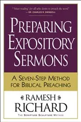 Book cover of Preparing Expository Sermons by Ramesh Richard