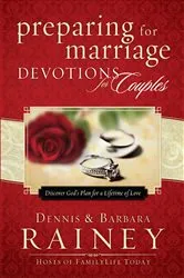 Book cover of Preparing for Marriage Devotions for Couples by Dennis Rainey