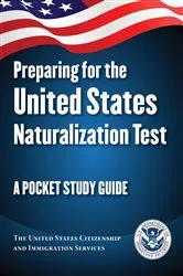 Book cover of Preparing for the United States Naturalization Test by The United States Citizenship and  Immigration Services