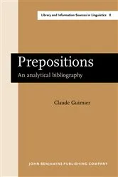 Book cover of Prepositions by Claude Guimier