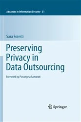 Book cover of Preserving Privacy in Data Outsourcing by Sara Foresti