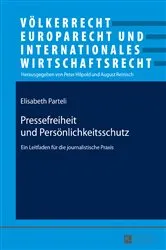Book cover of Pressefreiheit und Persoenlichkeitsschutz by Peter Hilpold