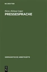 Book cover of Pressesprache (2nd ed.) by Heinz-Helmut Lüger