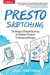 Book cover of Presto Sketching by Ben Crothers
