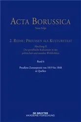 Book cover of Preußens Zensurpraxis von 1819 bis 1848 in Quellen by Bärbel Holtz