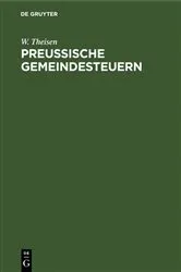 Book cover of Preußische Gemeindesteuern by Unknown
