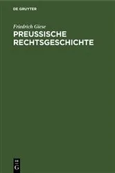 Book cover of Preußische Rechtsgeschichte by Unknown