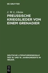 Book cover of Preussische Kriegslieder von einem Grenadier by J. W. L. Gleim