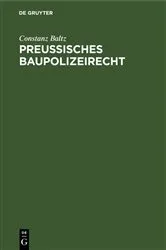 Book cover of Preussisches Baupolizeirecht (2nd ed.) by Unknown