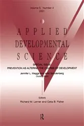Book cover of Prevention As Altering the Course of Development by Jennifer L. Maggs