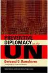 Book cover of Preventive Diplomacy at the UN by Bertrand G. Ramcharan