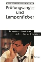 Book cover of Prüfungsangst und Lampenfieber by Werner Metzig