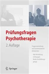 Book cover of Prüfungsfragen Psychotherapie (2nd ed.) by Svenja Wahl