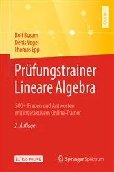 Book cover of Prüfungstrainer Lineare Algebra (2nd ed.) by Rolf Busam