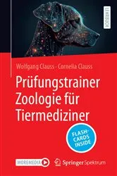 Book cover of Prüfungstrainer Zoologie für Tiermediziner by Wolfgang Clauss