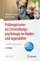 Book cover of Prüfungstrainer zur Entwicklungspsychologie im Kindes- und Jugendalter (2nd ed.) by Margarita Stolarova