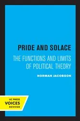 Book cover of Pride and Solace by Norman Jacobson