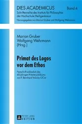Book cover of Primat des Logos vor dem Ethos by Wolfgang Wehrmann