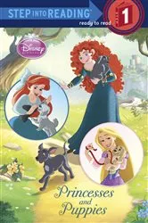 Book cover of Princesses and Puppies (Disney Princess) by Jennifer Liberts Weinberg