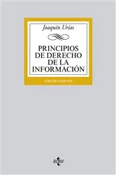 Book cover of Principios de Derecho de la Información by Joaquín Urías