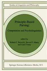 Book cover of Principle-Based Parsing by R. C. Berwick