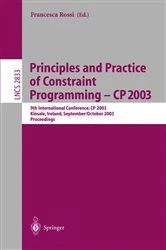 Book cover of Principles and Practice of Constraint Programming - CP 2003 by Francesca Rossi