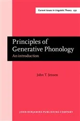 Book cover of Principles of Generative Phonology by John T. Jensen