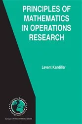Book cover of Principles of Mathematics in Operations Research by Levent Kandiller