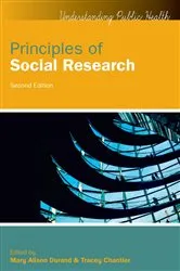 Book cover of Principles of Social Research (2nd ed.) by Mary Alison Durand