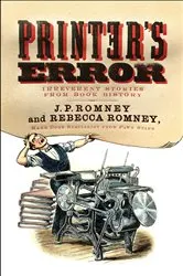 Book cover of Printer's Error by J. P. Romney