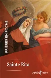 Book cover of Prières en poche - Sainte Rita by Collectif