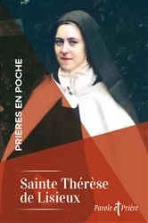 Book cover of Prières en poche - Sainte Thérese de Lisieux by Sainte Thérèse de Lisieux