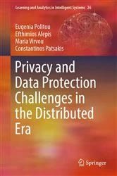 Book cover of Privacy and Data Protection Challenges in the Distributed Era by Eugenia Politou